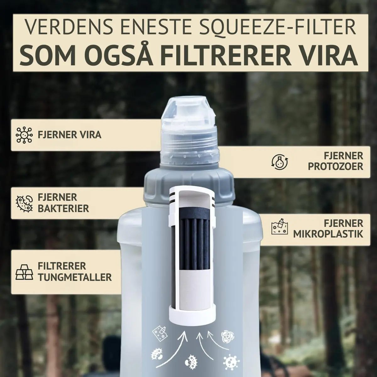 Bachold squeeze vira vandfiltrering