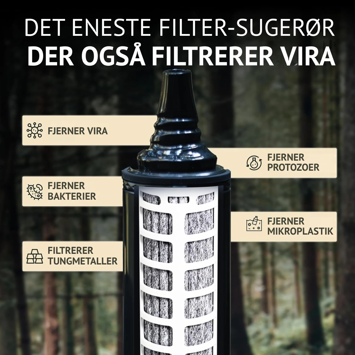 Straw VIRA vandfiltrering