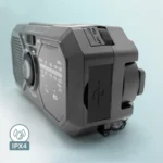 Nødradio ipx4 sort FM nødradio sort IPX4